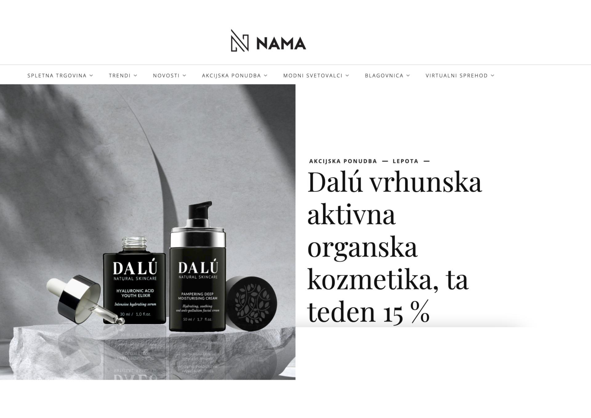 NAMA LJUBLJANA PROMOCIJSKI TEDEN
