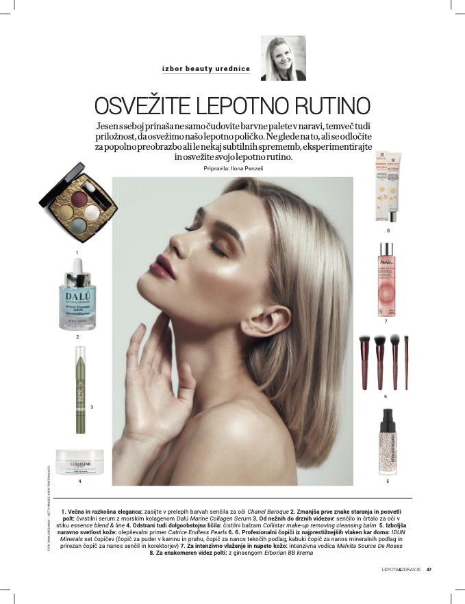 revija lepa in zdrava ilona penzeš, dalu natural skincare